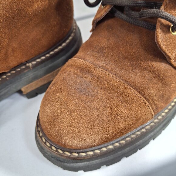 NAPOLEONI Italian Suede Winter Boots With Cozy Shearling Trim Sz 39(sz8.5-9) - Picture 5 of 6